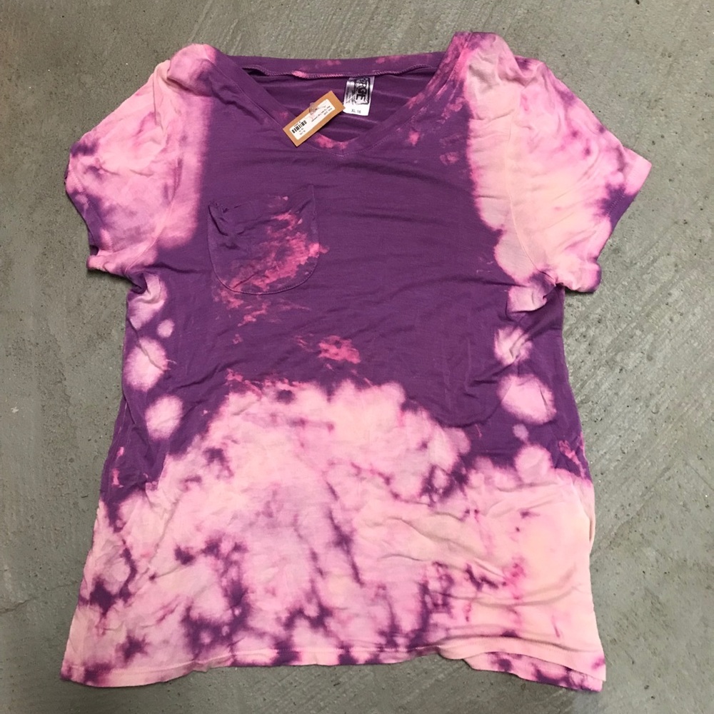 Erge Tween Tie Dye Soft Tee in Lavender